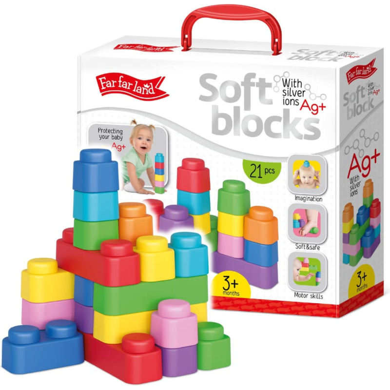 Far Far Land Набор силиконовых мягких блоков (21 элемента)