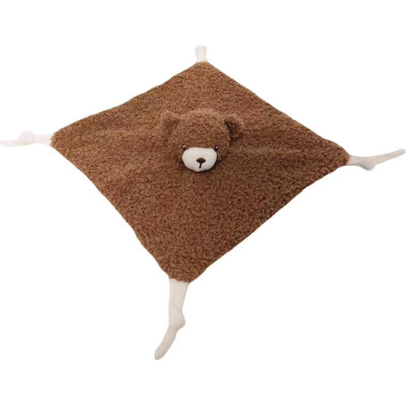Tulilo Toy Blanket - 95052 - MILUŚ -  BEAR - BROWN - size 25 cm