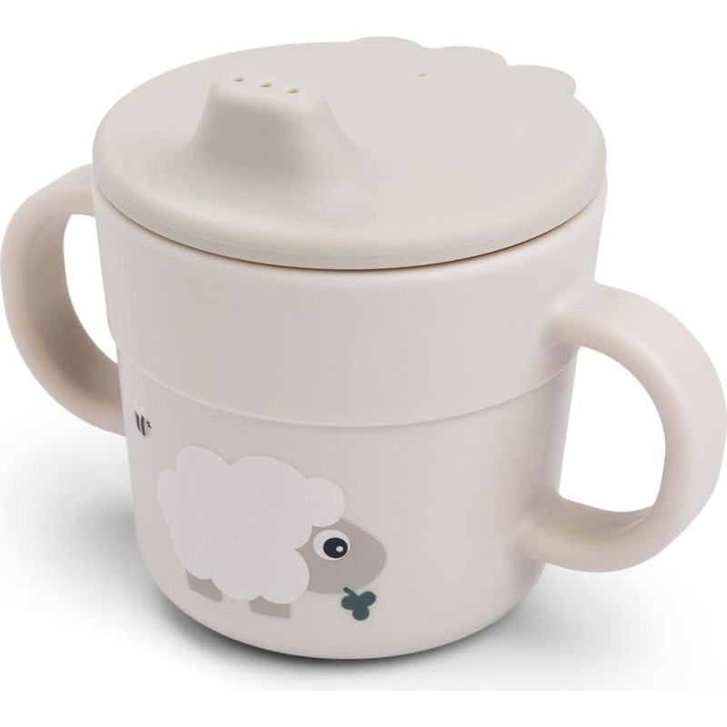 Done By Deer Foodie spout cup Tiny farm Sand
