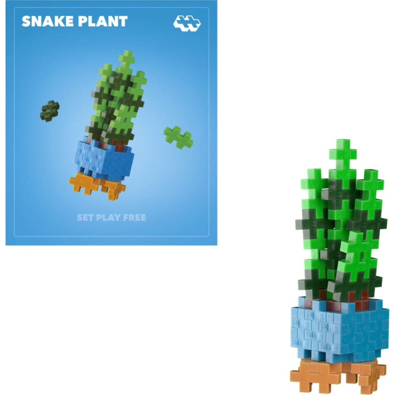 Plus Plus construction toy PLANTS - snake plant