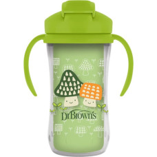 Dr.browns TC01203 THERMAL MUG WITH STRAW 300ML 12+ GREEN