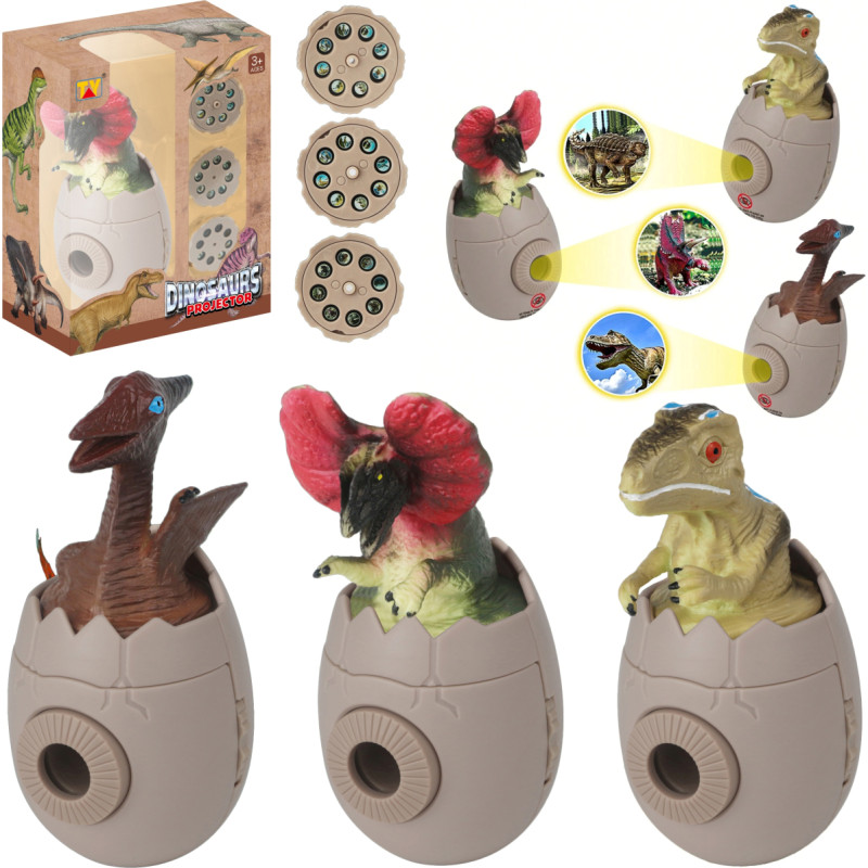 DINOZAUR W JAJKU PROJEKTOR 3 WZORY