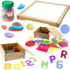 Masterkidz Panel Skrzynia LED Sensoryczna + Zestaw Akcesori&oacute;w