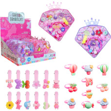 ZESTAW PIĘKNOŚCI BIZUTERIA ZABAWKOWA