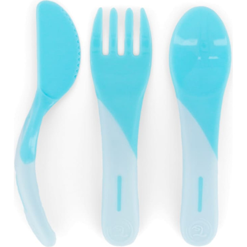 Twistshake Learn Cutlery 6+m Pastel Blue 78200