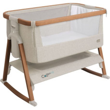 Tutti Bambini Прикроватная люлька CoZee Air Scandinavian Walnut-Ecru