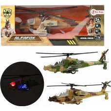 Военный вертолёт с подсветкой – 18 см