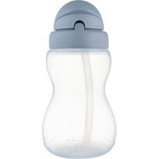 Canpol 56/109_blu2 Бутылочка с откидной силиконовой трубочкой, 270 мл, синяя