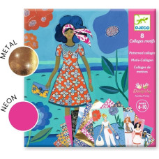 Djeco Узорчатые коллажи - Восковой тренд