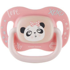 Canpol 34/935 силиконовая пустышка 18 m+ круглая EXOTIC ANIMALS panda
