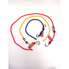 Bottari НАБОР 3 шт. ЭЛАСТИЧНЫЙ РЕМЕШОК С ЗАЩИТНЫМ КРЮЧКОМ "BUNGEE SET" 1X60СМ - 1X90СМ - 1X114СМ