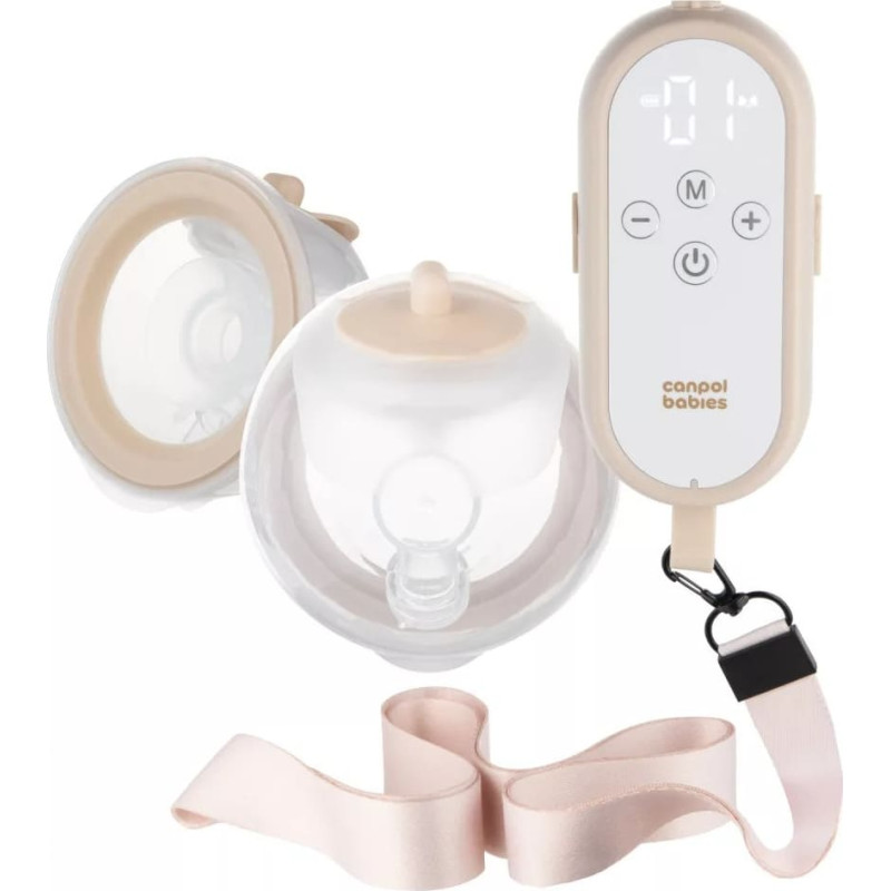 Canpol BABIES double wearable in-bra breast pumps MilkShell, 20/106