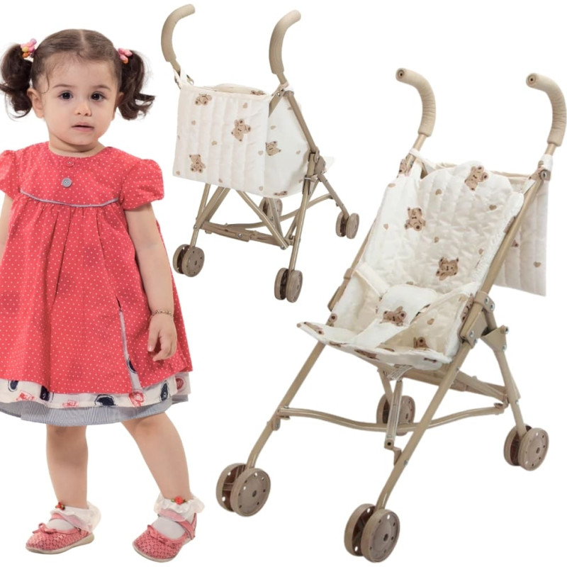 Woopie W&oacute;zek Dla Lalek Spacer&oacute;wka w Misie