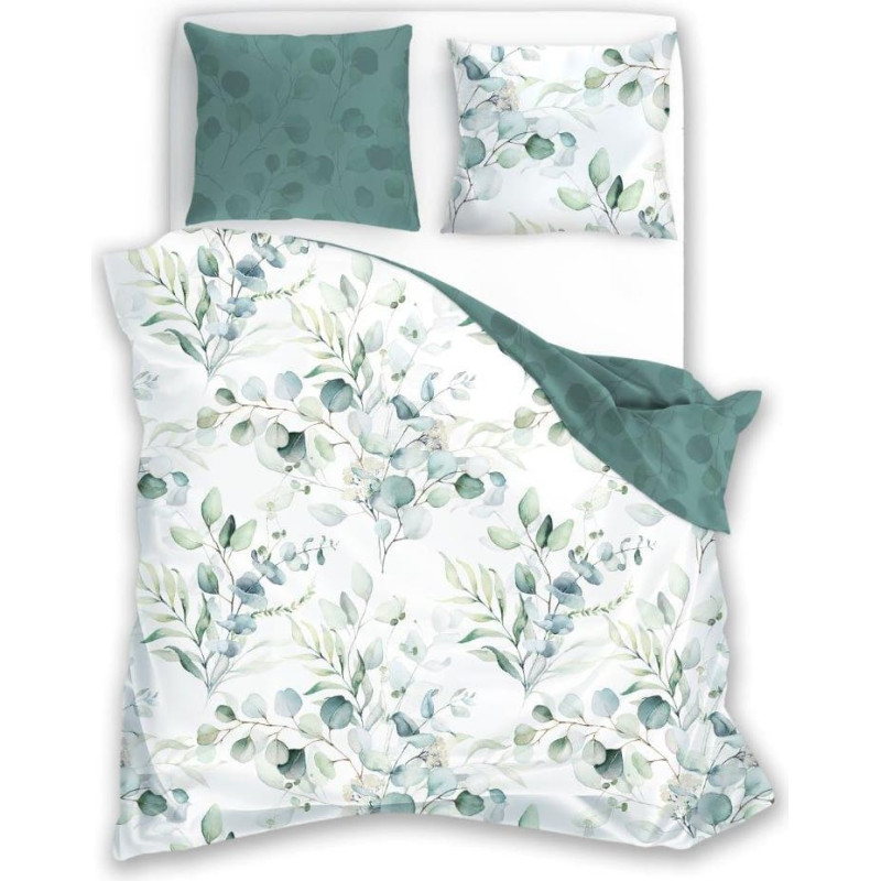 POŚCIEL KPL.160X200+2x70X80 MILAGRO VERDE 006 SATYNA BAW.