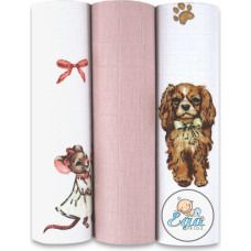 Ega Kids Diaper - SET - 0312 - MUSLIN - EGA - size 60x80 cm  - nr 73