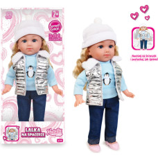 Artyk 185663 Lalka NATALIA funkcyjna w srebrnej kamizelce 36 cm