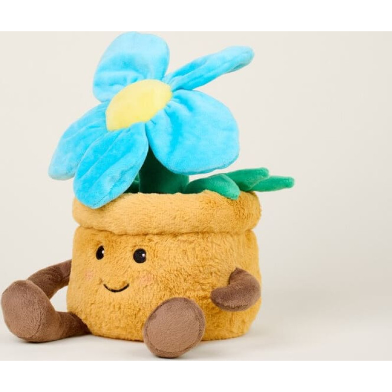 Warmies - Игрушка с подогревом &ndash; Синий цветочный горшок