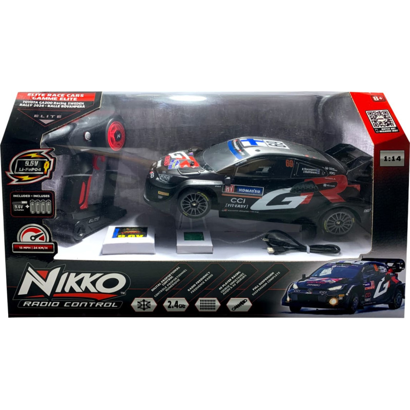Nikko Радиоуправляемая машина Toyota GR #69 Кале Рованпера, масштаб 1:14