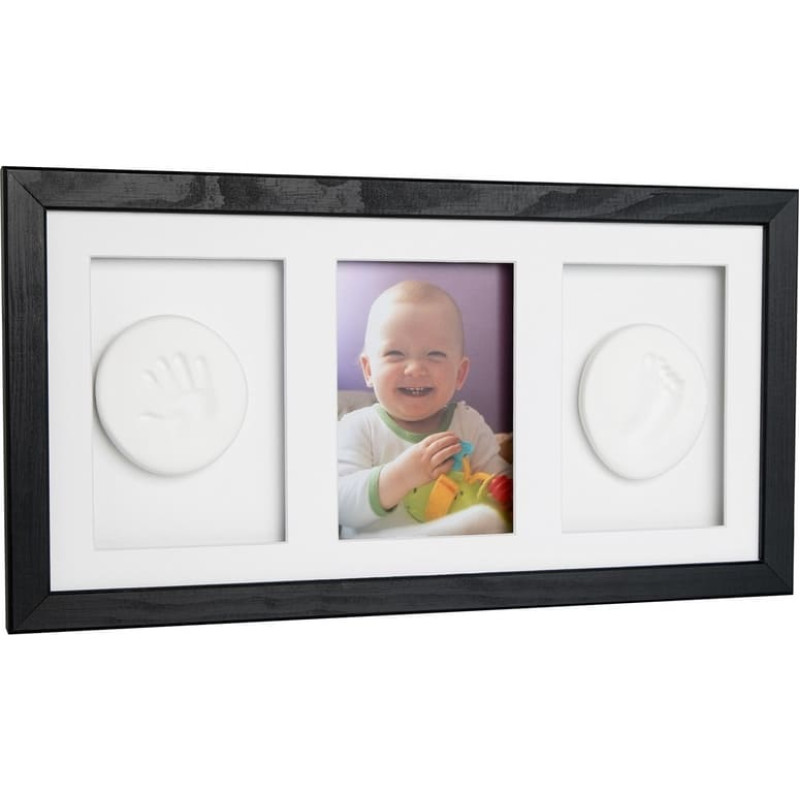 Odcisk Bobasa BABY HANDPRINT CLAY WITH TRIPLE FRAME NA