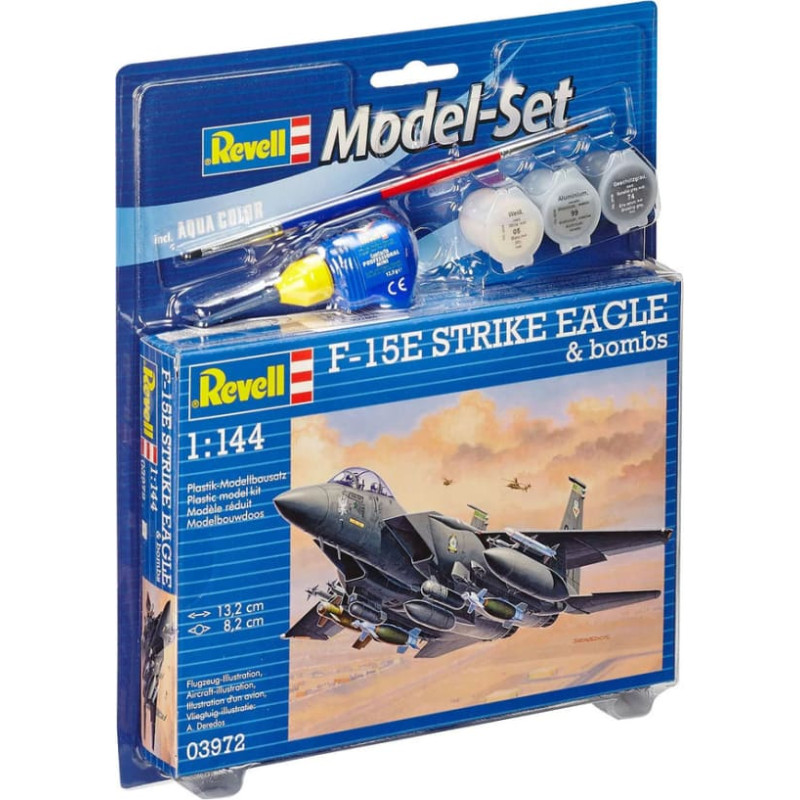 Revell Набор моделей: собери и раскрась F-15e Strike Eagle