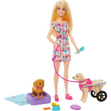 Barbie® nukk abiratastega koeraga