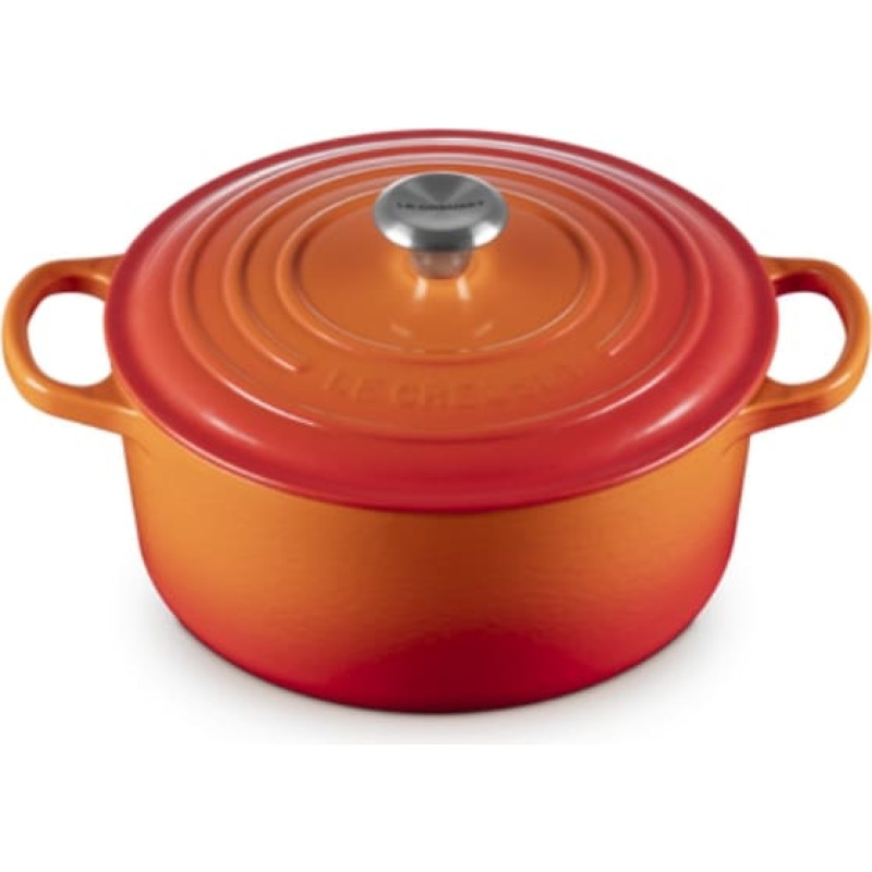 Le Creuset Чугунная кастрюля круглая &Oslash;34 см / 12 л, оранжевая