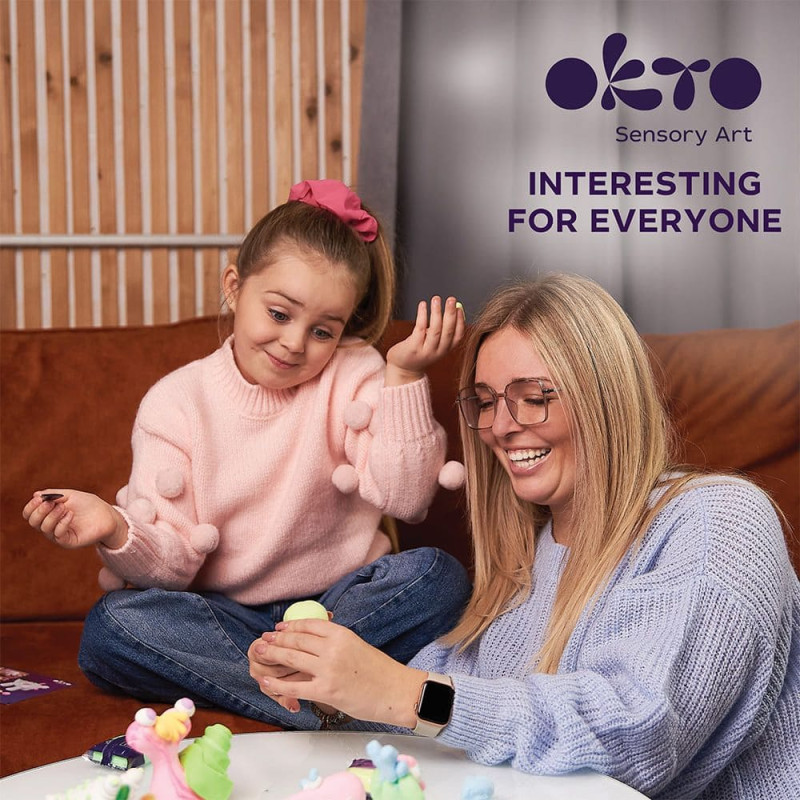 Okto Набор для креатива Air Clay комплект для лепки - 24 цветов