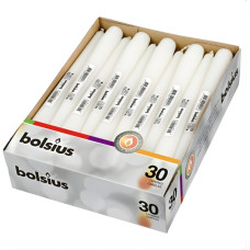 Bolsius Свеча настольная 1 шт. 245/24мм белая
