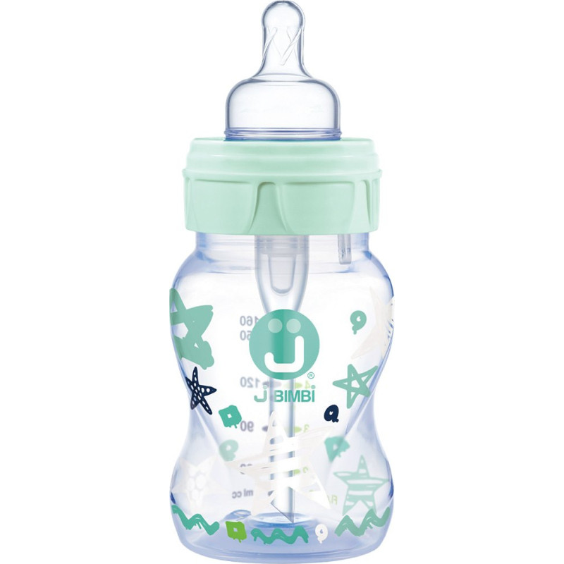 Anti-colic feeding bottle Trendy 160ml green