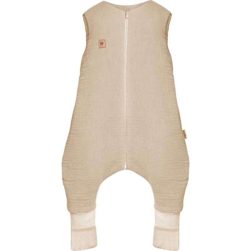 Sleeping bag with legs muslin 0,5 TOG Malaga 1-2y beige