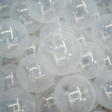 Iglu Soft Play Transparent Ball Pit Balls (Large, 7cm, 500pcs)