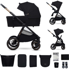 Kinderkraft universal stroller 2IN1 NEA 2.0, midnight black, KSNEA002BLK2000