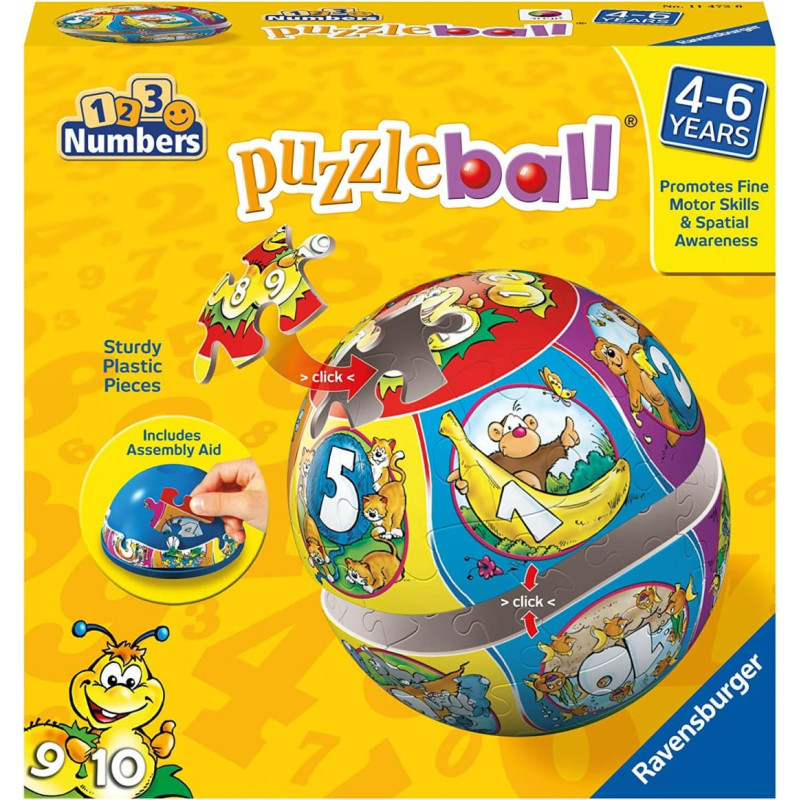 Ravensburger Круглый 3D-пазл, 24 элемента, Цифры