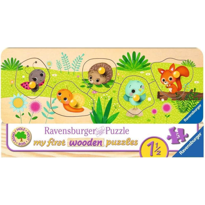 Ravensburger Деревянный пазл &ndash; Животные сада