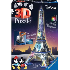 Ravensburger 3D пазл Эйфелева башня Disney с подсветкой, 216 элементов, 10+