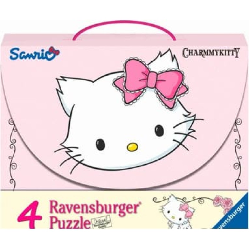 Ravensburger Пазл в чемоданчике 4в1 Шарм Китти