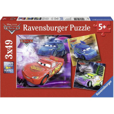 Ravensburger Пазл 3x49 элементов Тачки