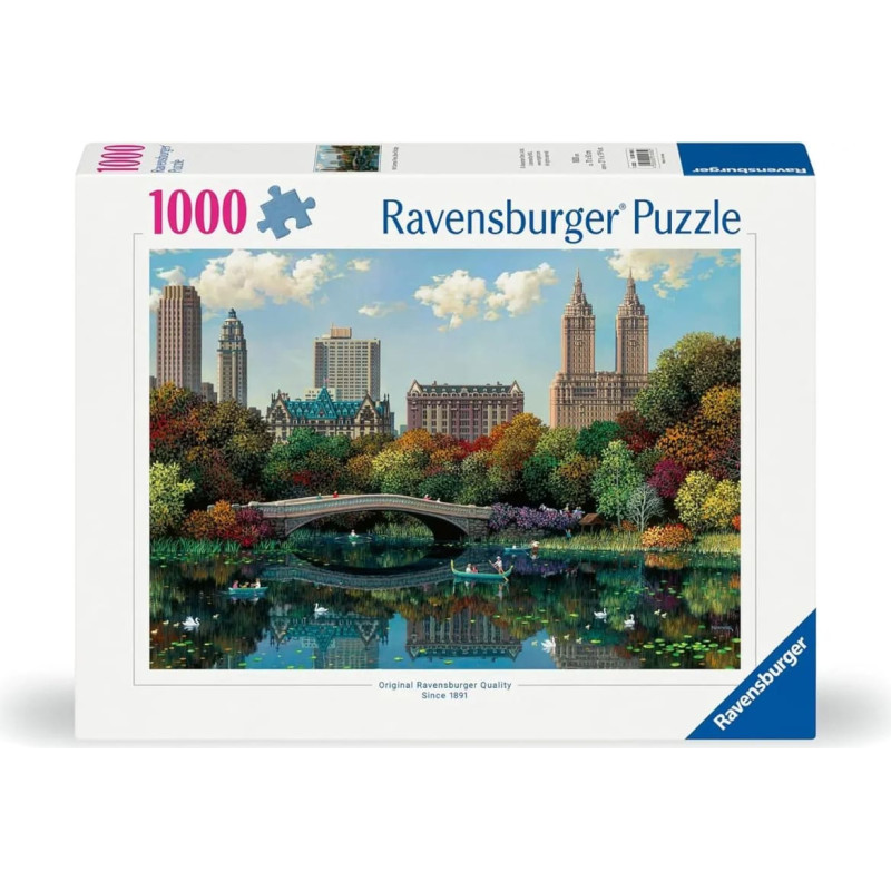 Ravensburger Пазл 1000 Центральный парк Нью-Йорка, мост Боу