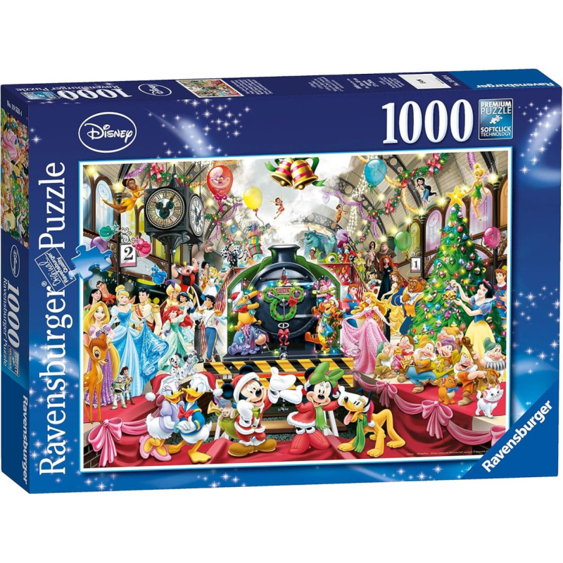 Ravensburger Пазл 1000 Disney Все на борт, Рождество
