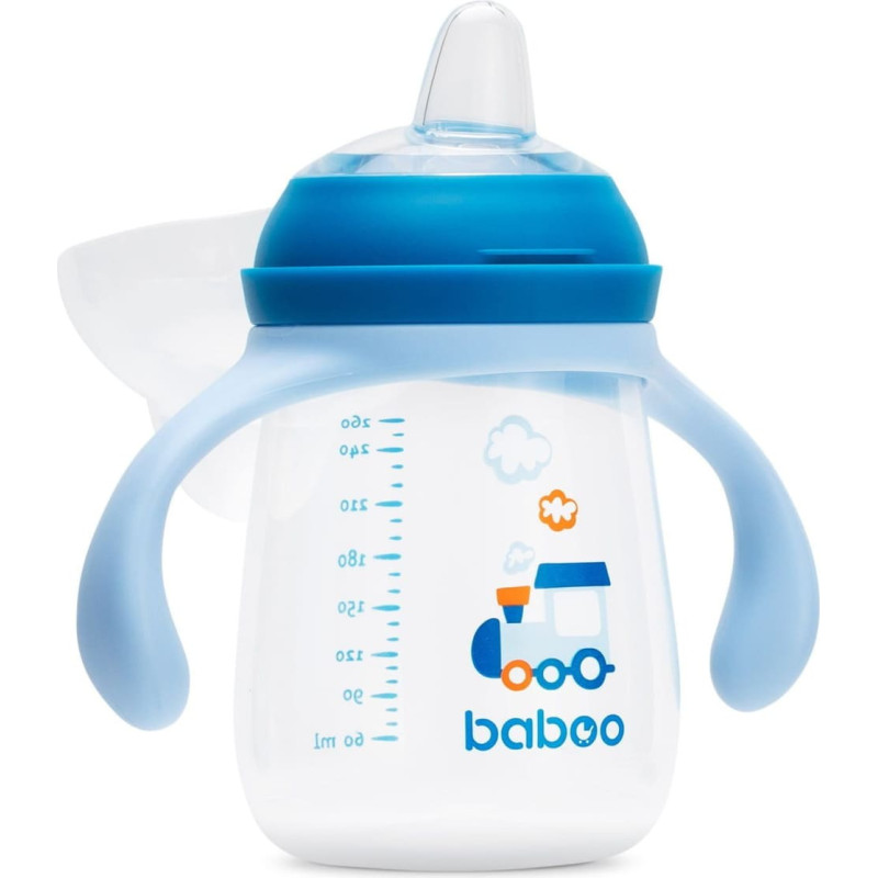 Baboo Поильник с силиконовым носиком BLUE HAZE, 260 мл