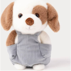 Teddykompaniet мягкая игрушка Dog with Dungarees White