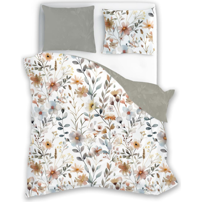 POŚCIEL KPL.160X200+2x70X80 BOHO 006 SATYNA BAW.