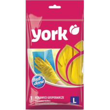 York Резиновые перчатки L