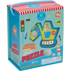 Floss & Rock Shaped Jigsaw Puzzle, Construction, 30 pcs.