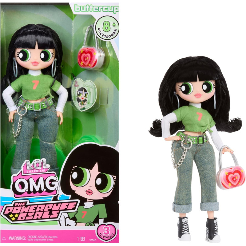 LOL L.O.L. Surprise OMG Powerpuff-Buttercup 542872-EUC