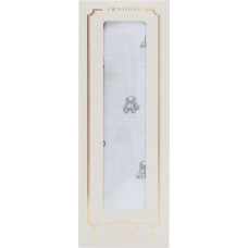 Livly Clothing Livly Bambusa Autiņ&scaron; Snuggle Bunny Marley Swaddle Blue