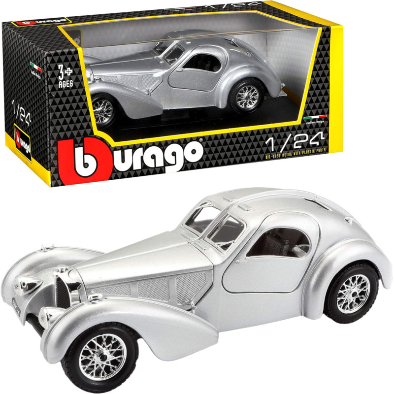 AUTO BBURAGO BUGATTI ATLANTIC 1936 1:24