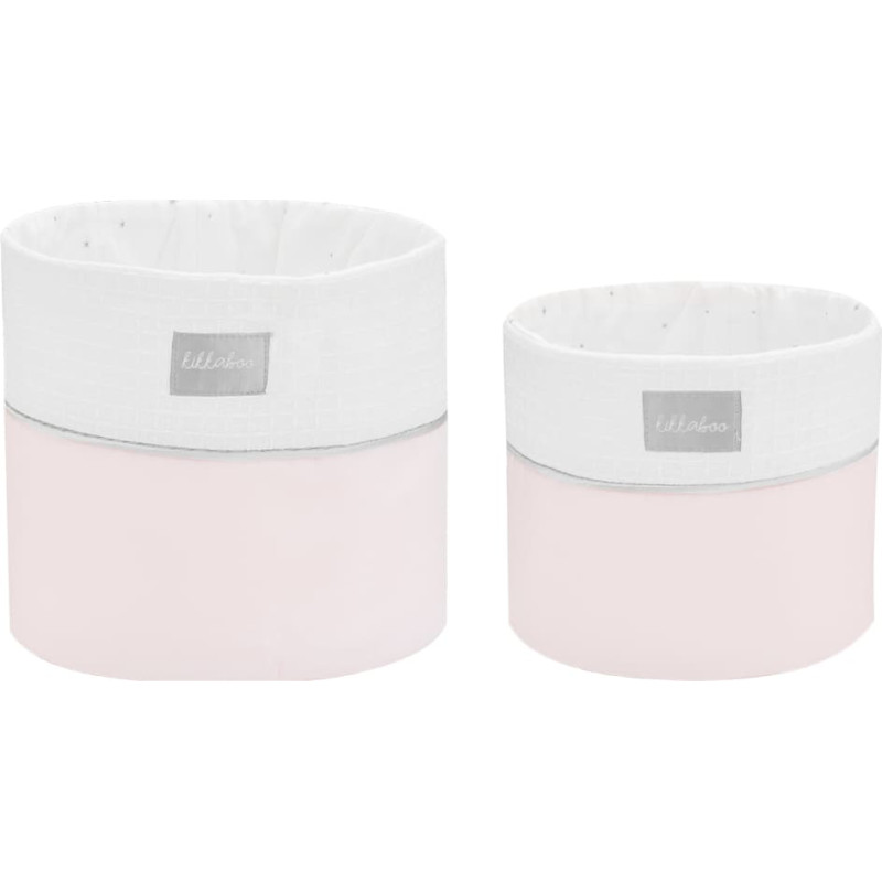 Nursery basket set 2 pcs - 18cm and 14cm Dream Big Pink