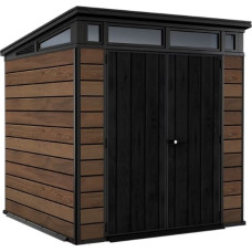 Keter Садовый сарай Deco Pent 7x7, цвет орех.