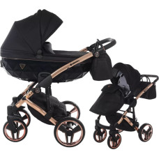 Junama Универсальная коляска 2 в 1 Diamond S-Line v3 -03 Черный/медь (black/coper)